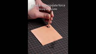 Stamping and Carving on Leather  #leathercraft