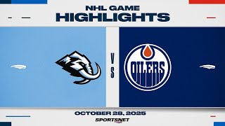 NHL Highlights | Mammoth vs. Oilers - October 28, 2025