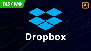 Dropbox logo design in #illustrator | tech logo design | famous brand logo redesign