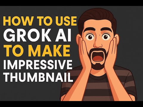 How to create thumbnail using Grok Ai 2025 | Make impressive thumbnail using Grok Ai