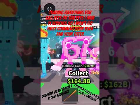 #gag #growagarden wanna trade comment pizza to be in a secret giveaway