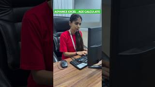 AGE CALCULATE, ADVANCE EXCEL, #yutubeshorts #advanceexcel #shorfeed #shortvideo #exceltips #tech !