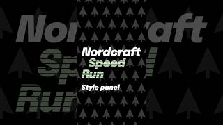 Style panel: Speed Run