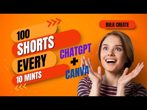 CREATE 100 REELS AND SHORTS IN 10 MINS USING CHAT GPT & CANVA