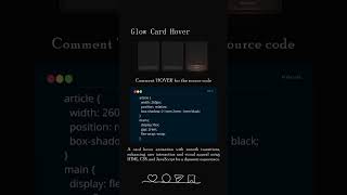 ✨ Elevate your UI/UX game with this stunning Glow Card Hover Effect! 💻