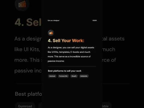 Ways To Earn As A UI Designer #shortfeed #uiux #shorts #short #shortvideo