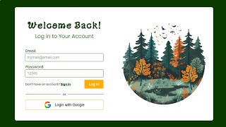 Create a Responsive Login Form with CSS Grid and Flexbox [ HTML & CSS Tutorial ]