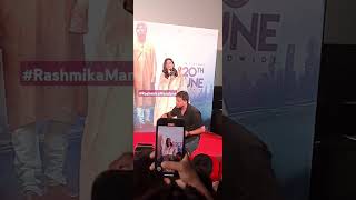 #RashmikaMandana in #Kuberaa Trailer Launch