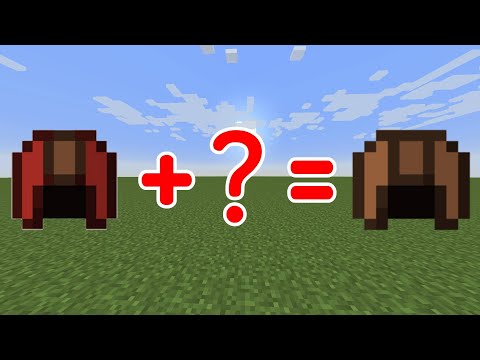 Minecraft: How to REMOVE Coloured Dye!