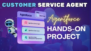 Salesforce Agentforce Service Agents | Hands-On Project 🤖 | Customer Service Agent ⚡#agentforce