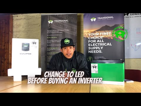 Change to LED before buying an inverter