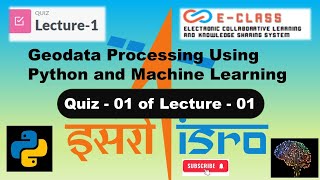 Isro python and ml course 18 feb quiz 1 answers 2025