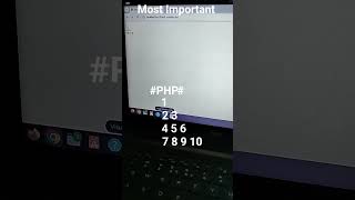 Floyd triangle Number Pattern Using #PHP  #logicbuilding#viralvideo  #Phpinterviewquestion