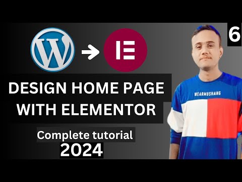 Create WordPress homepage with help of elementor | Ahmar ARS