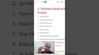 Classical Report Events   #abapprogramming #saplearning #coding #education #sapintroduction #sapabap