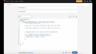 LeetCode Day 14 - Perform String Shifts (C++) |  Errichto Concept |