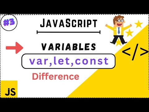 var vs let vs const in javascript ||  let and const diffrence in javascript in hindi