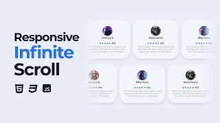 Responsive Infinite Carousel Animation Using HTML CSS JavaScript