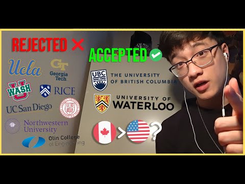 I got rejected from EVERY American uni (but into every Canadian one)