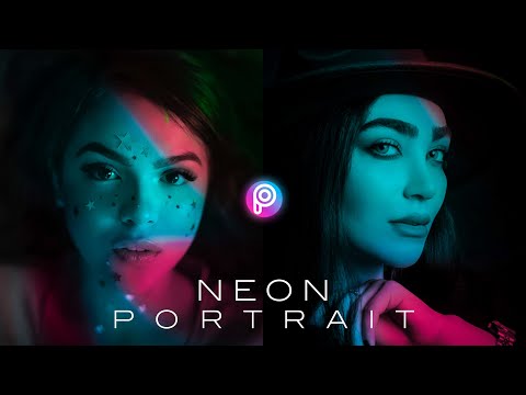 Neon Portrait Effect | Picsart and Lightroom Tutorial | Photo Editing Tutorial