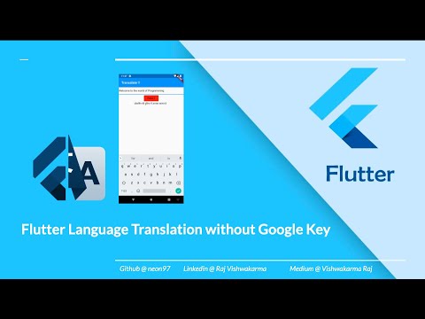 Flutter || Language Translation || Google Translation