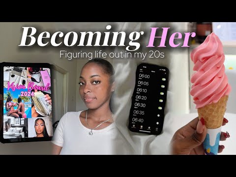Becoming “HER” 🎀 showing up for myself and getting my life together | PRIORITIZING ME!