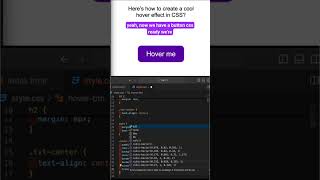 🎉 Day 1/100– Learn how to create a cool hover effect in just ONE minute!