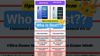 iQOO Z10x 5G vs Vivo T4x 5G OS Comparison 2025 📱😲💯 | #shorts #review #techshorts #5gphone
