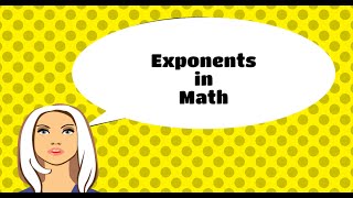 Exponent Properties |The basics | Algebra | MooMooMath