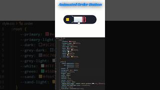Animated Order Button 🔥 | CSS Button Animation | Web Development  #shorts #css #html #hovereffects