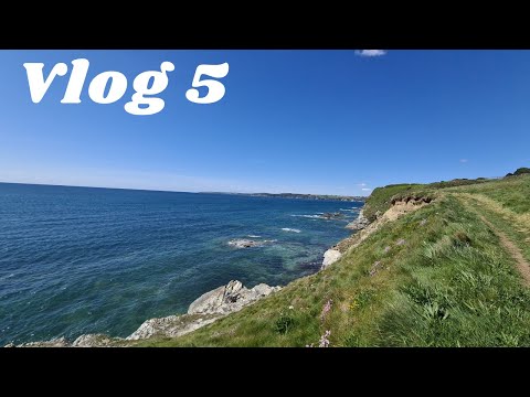 Vlog 5 - Cornish Coast Path Walk from Charlestown (Poldark land) to Par (via Carlyon Bay)