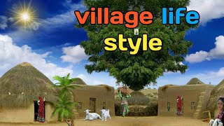 MY vlog beautiful wiew in my village// gandam katai trector machine #vlog