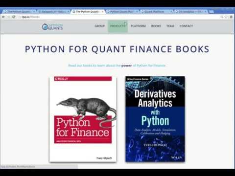 Derivatives Analytics with Python (Wiley Finance) on the Quant Platform