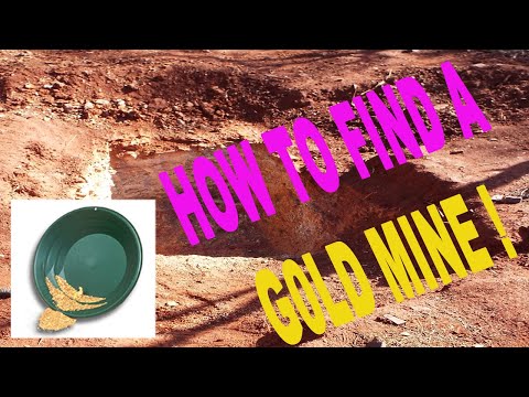 How to find a gold mine with a pan and shovel. Find some nuggets ? Then find the reef ! Gold digger.