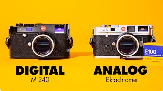Leica M 240 vs Kodak Ektachrome - digital vs analog