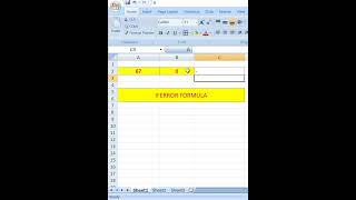 IFERROR  function in excel #excel #excel shortcuts #office #excel tricks #excel tips