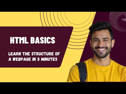 HTML Basics: Learn the Structure of a Webpage in 5 Minutes 🚀
