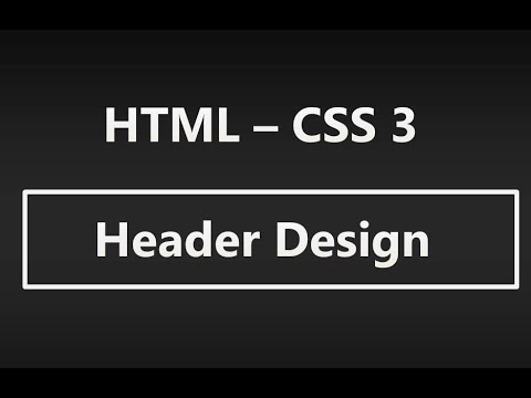 Website Header Design