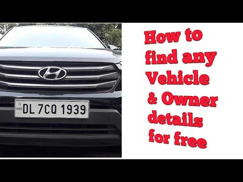 How to find any Vehicle & Owner details for free Android App Car Bike Bus