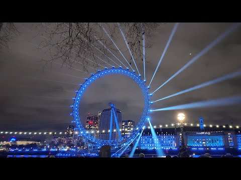 London New Years eve fireworks!