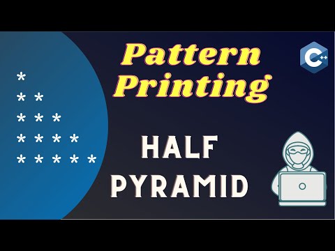 Solution of HALF PYRAMID PATTERN || Pattern Series || C++ Solution