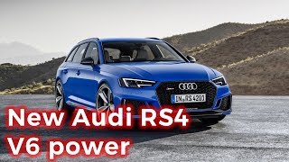New Audi RS4 V6 power