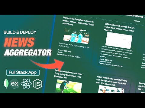 MERN STACK Project For Resume - News Aggregator Website