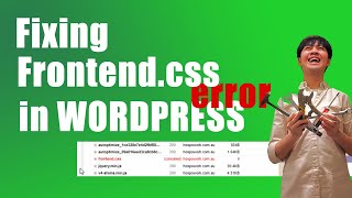 Frontend.css error in console