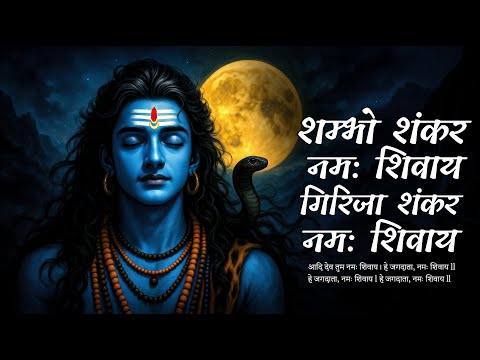 SHAMBHO SHANKAR NAMAH SHIVAY | शिव भक्ति मंत्र | Powerful Shiv Meditation Chant | ॐ नमः शिवाय 🔱