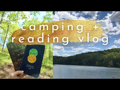 reading in the forest 🍃 unplugged weekend vlog camping, hiking + ursula k le guin + mary oliver