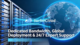 SurferCloud High-Performance Cloud Servers | Dedicated Bandwidth, Global Deployment & 24/7 Support