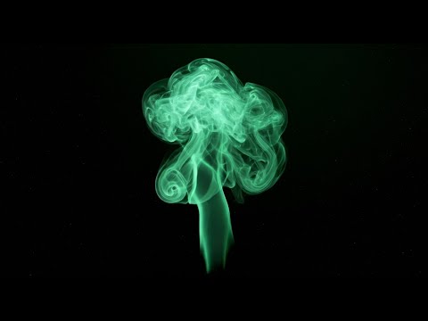 Realistic Ink In Water  VFX with green screen