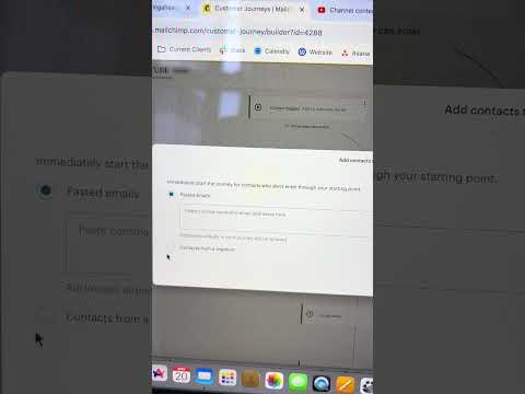 Manually Adding Contacts to a Mailchimp Automation (Customer Journey tutorial)