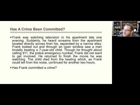 Criminal Law II - Substantive Criminal Law - Actus Reus